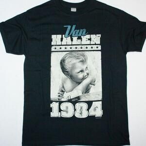 Van Halen 1984 New Black T Shirt